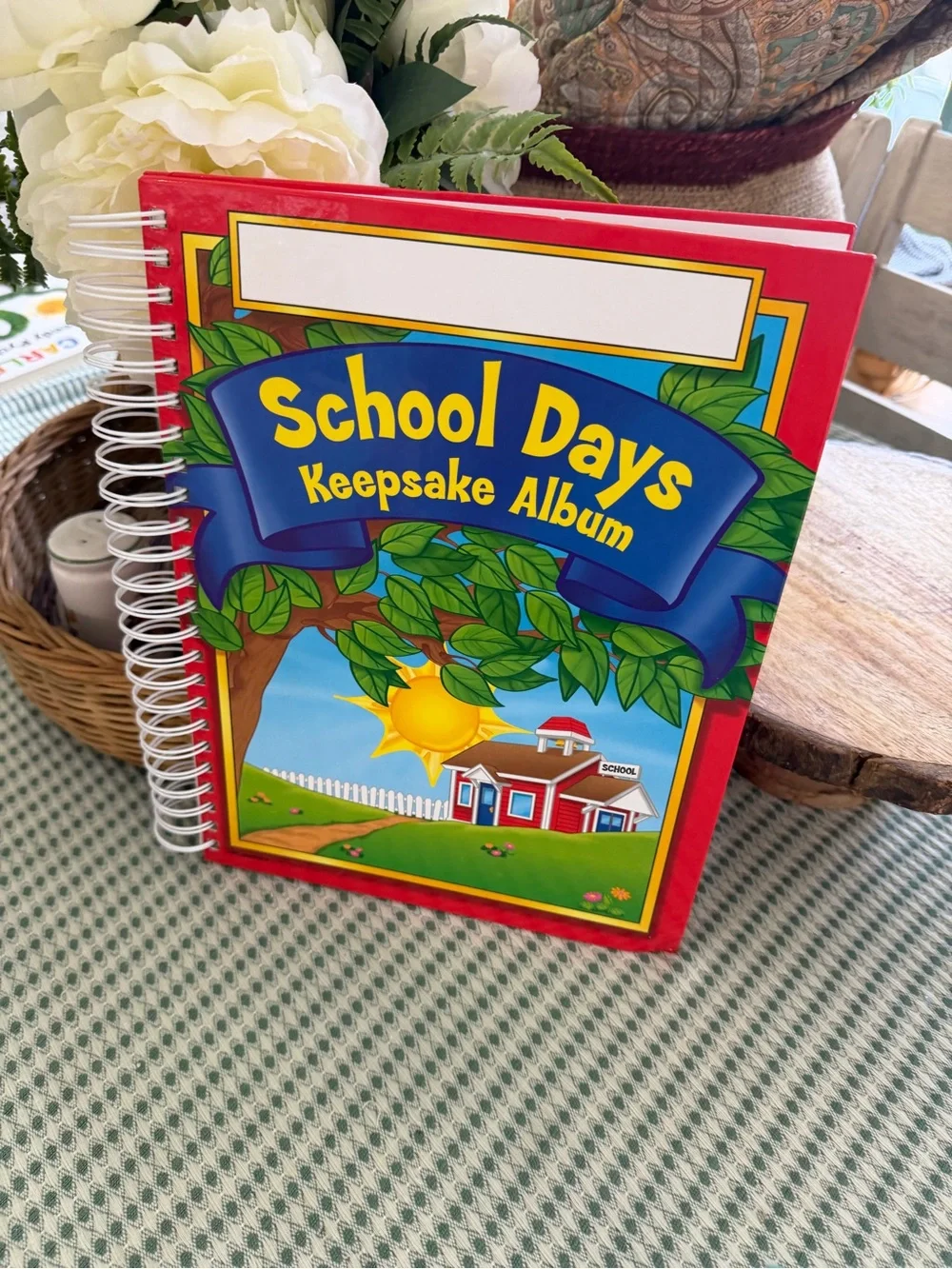 New School Keepsake Album Preschool - 12th Grade School Days Keepsake Album Red